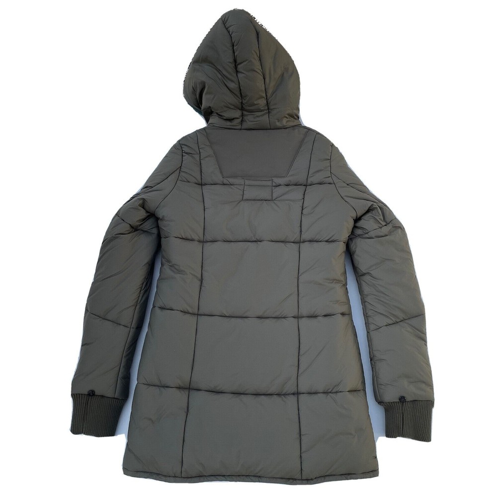G-Star Khaki Hooded Puffer Coat - Picture 2 of 12